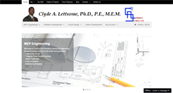 Desktop Screenshot of clydelettsome.com